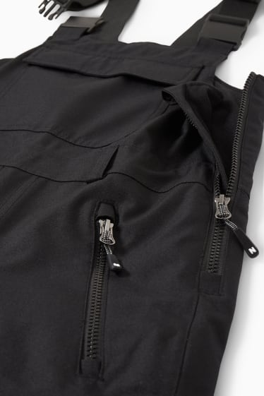 Kinder Jungen - Skihose - wasserdicht - schwarz