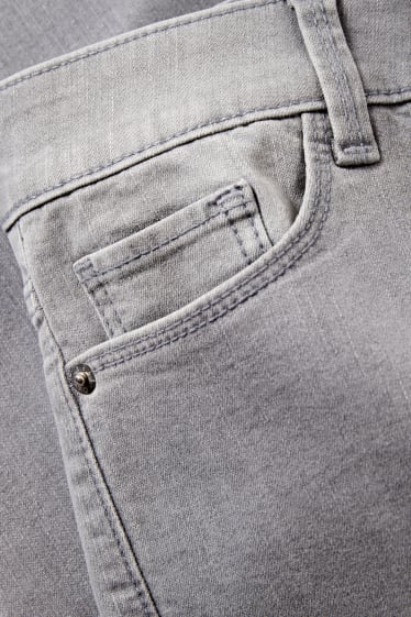 Donna - Slim jeans - vita alta - jeans grigio chiaro