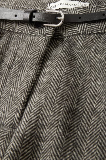 Nena - Conjunt - pantalons curts amb cinturó i leotards - 2 peces - negre