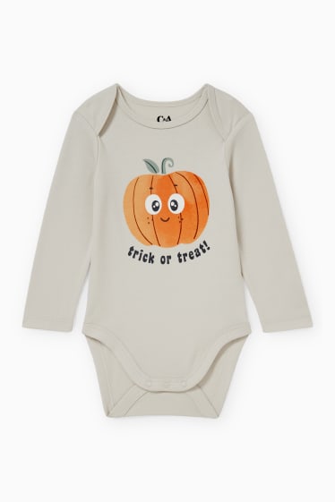 Unisex - Body Halloween per neonati - grigio chiaro
