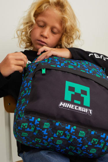 Kinder Jungen - Minecraft - Rucksack - schwarz