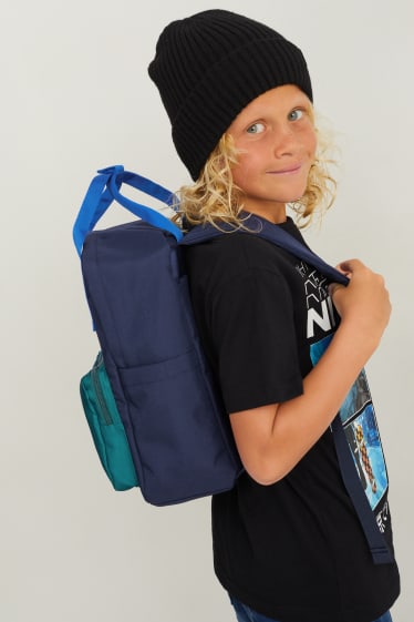 Kinder Jungen - Rucksack - schwarz