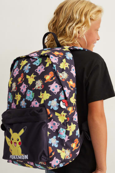 Kinder Jungen - Pokémon - Rucksack - schwarz