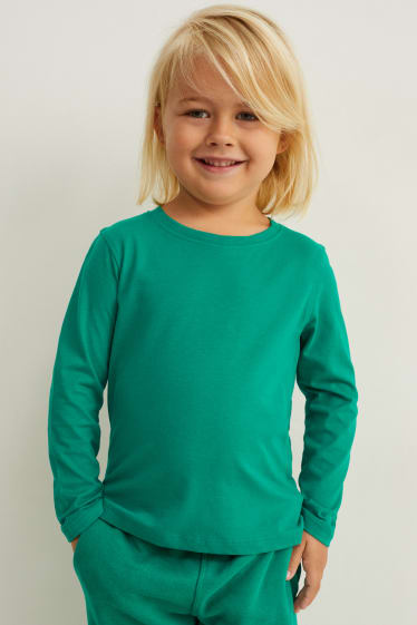 Kinderen: meisjes - Longsleeve - genderneutraal - groen