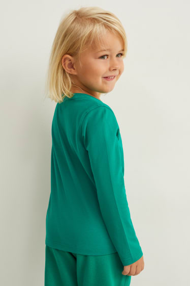 Kinderen: meisjes - Longsleeve - genderneutraal - groen