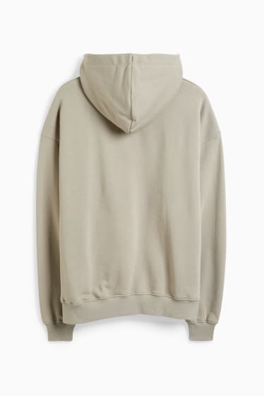 Hommes - Sweat à capuche - couleur sable