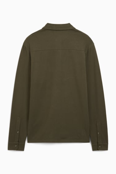 Herren - Poloshirt - khaki