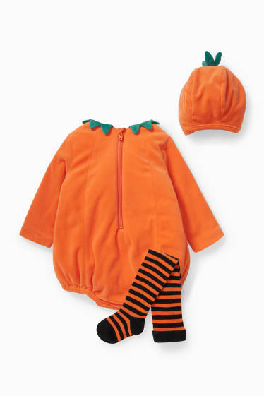 Babys - Baby-Kostüm - 3 teilig - orange