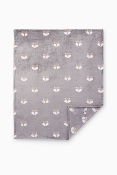 Unisex - Manta per a nadó - estampada - gris