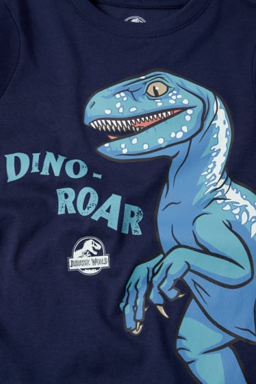 Kinder Buben - Multipack 2er - Jurassic World - Langarmshirt - cremeweiß