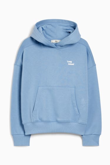 Kinderen: meisjes - Hoodie - lichtblauw
