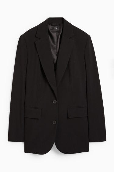 Dames - Oversized blazer - zwart