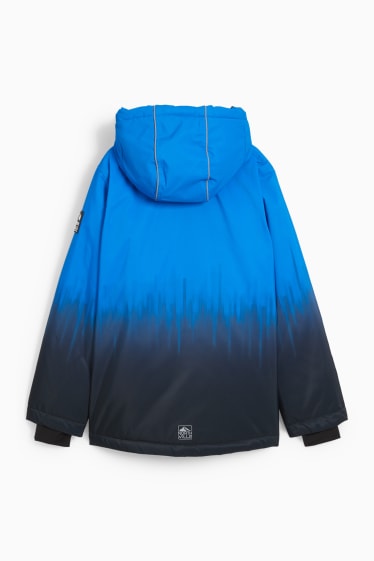 Kinderen: jongens - Ski-jas met capuchon - blauw