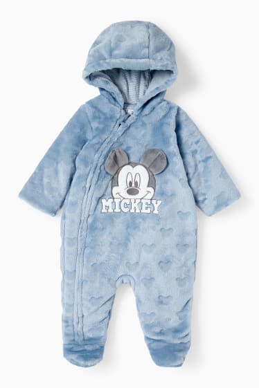Bebeluși - Mickey Mouse - salopetă bebeluși - albastru