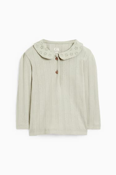 Baby Mädchen - Baby-Langarmshirt - mintgrün