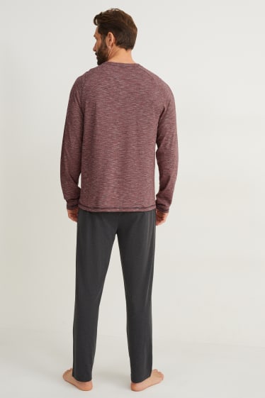 Men - Pyjamas - dark red