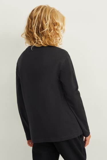 Children Boys - Long sleeve top - black