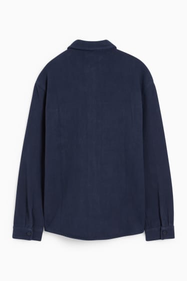 Men - Shirt jacket - dark blue