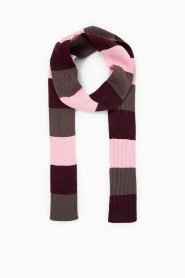 Dona - Bufanda - de ratlles - rosa