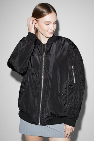 Women - CLOCKHOUSE - bomber jacket - black