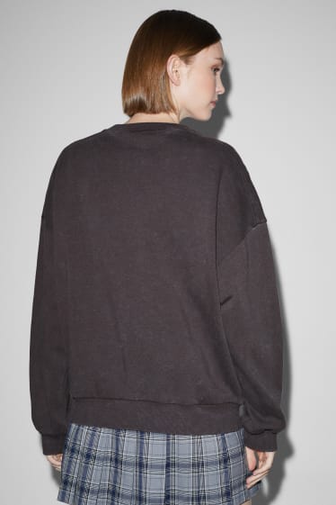 Teens & young adults - CLOCKHOUSE - oversized sweatshirt - Nirvana - dark gray