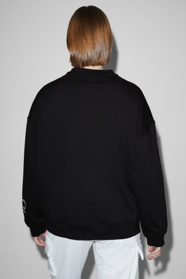 Damen - CLOCKHOUSE - Oversized-Sweatshirt - Micky Maus - schwarz
