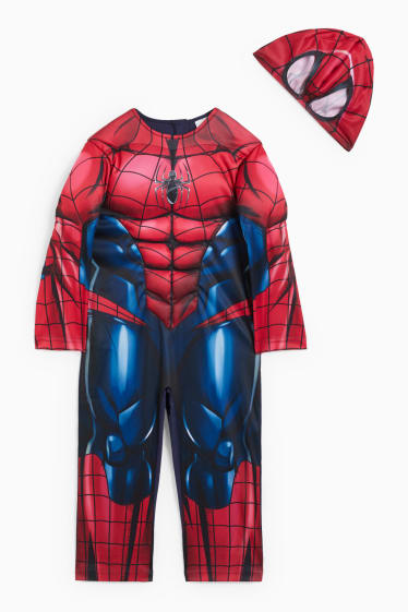 Kinder Buben - Spider-Man - Kostüm - 2 teilig - rot