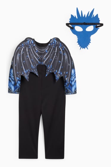 Kinderen: jongens - Drakenpak - 2-delig - blauw