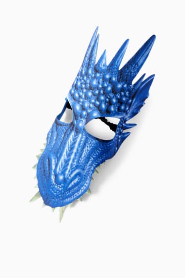 Kinderen: jongens - Drakenpak - 2-delig - blauw
