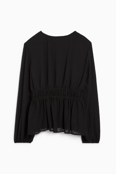 Damen - Bluse - schwarz