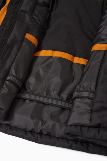 Enfants garçons - Veste de ski à capuche - noir
