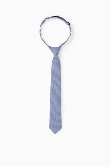 Children - Tie - patterned - blue