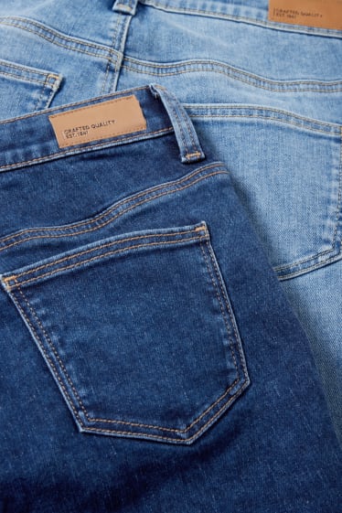Bambini - Taglie forti - confezione da 2 - flared jeans - LYCRA® - jeans blu