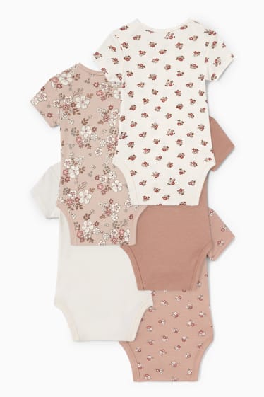 Baby Mädchen - Multipack 5er - Baby-Body - cremeweiss