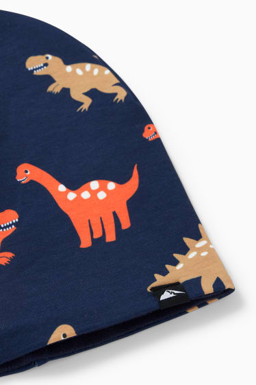 Enfants garçons - Dinosaure - bonnet - bleu foncé