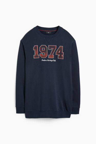 Hommes - Sweat - bleu foncé