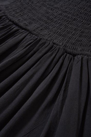 Nastolatki - CLOCKHOUSE - sukienka typu carmen - czarny