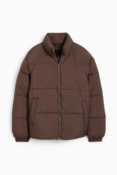 Men - Quilted jacket - brown