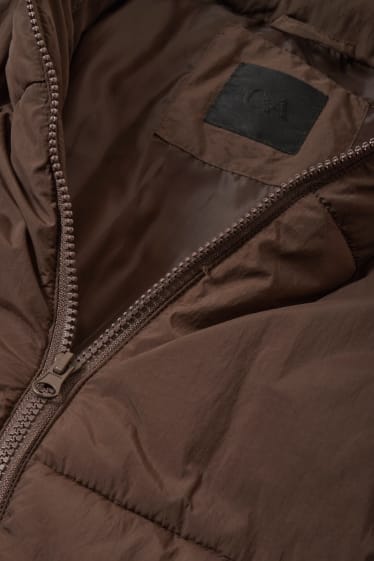 Men - Quilted jacket - brown