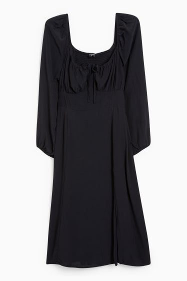 Dona - Vestit amb coll ample - negre