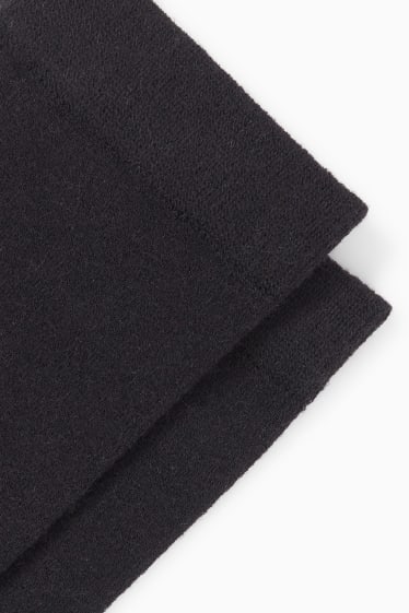 Damen - Socken mit Kaschmir-Anteil - schwarz