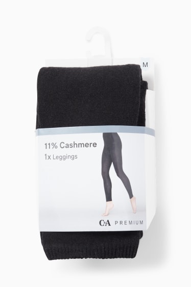 Women - Cashmere blend leggings - black