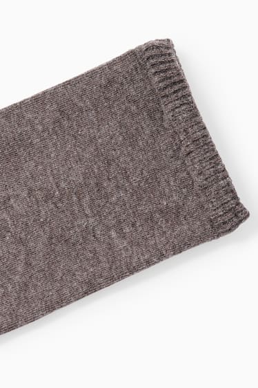 Damen - Leggings mit Kaschmir-Anteil - braun