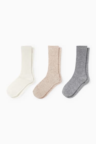 Dona - Paquet de 3 - mitjons - blanc trencat