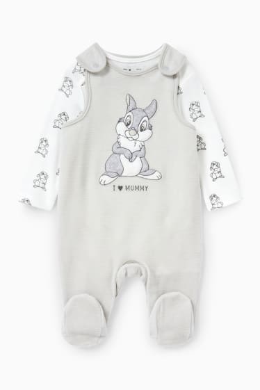 Unisex - Bambi - boxpakje - 2-delig - lichtgrijs