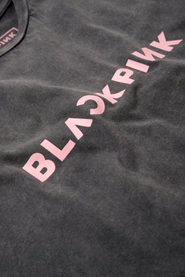 Dona - CLOCKHOUSE - samarreta de màniga curta - Blackpink - gris fosc