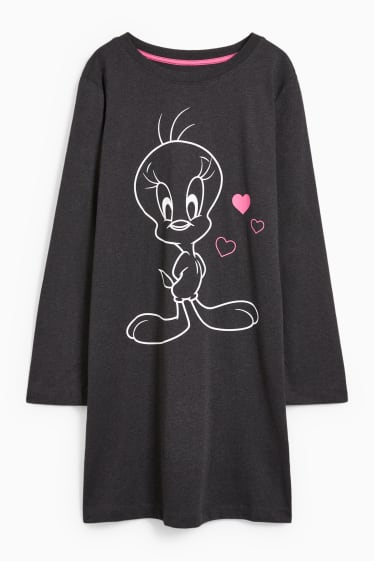 Damen - Nachthemd - Looney Tunes - schwarz