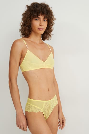 Femmes - Culotte - jaune clair