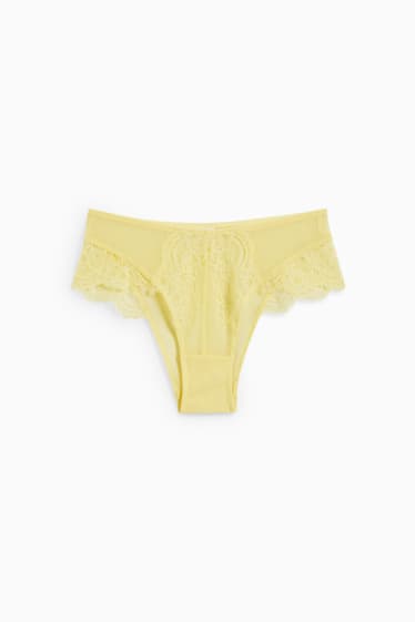 Femmes - Culotte - jaune clair