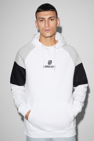 Men - Hoodie - white